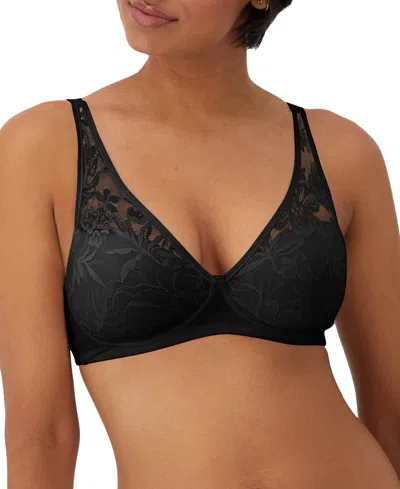 Bali Women's Breathe Wireless T-shirt Bra Df7594 In Black