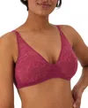 Bali Women's Breathe Wireless T-shirt Bra Df7594 In Deep Cerise