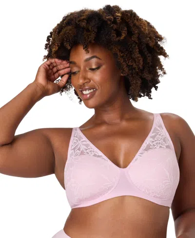 Bali Women's Breathe Wireless T-shirt Bra Df7594 In Pink
