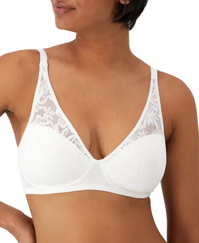 Bali Women's Breathe Wireless T-shirt Bra Df7594 In White