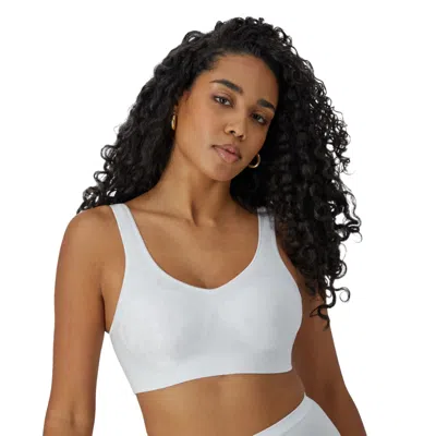 Bali Women's Comfort Revolution Comfortflex Fit Seamless Shaping Wireless Bra 3488 In White