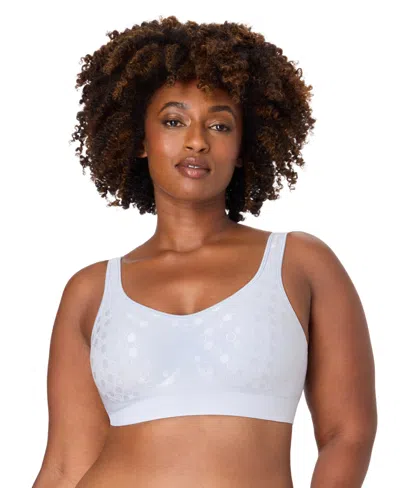 Bali Women's Comfort Revolution Comfortflex Fit Seamless Shaping Wireless Bra 3488 In White