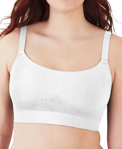 Bali Women's Comfort Revolution Modern Seamless Bralette Dfmsbr In White
