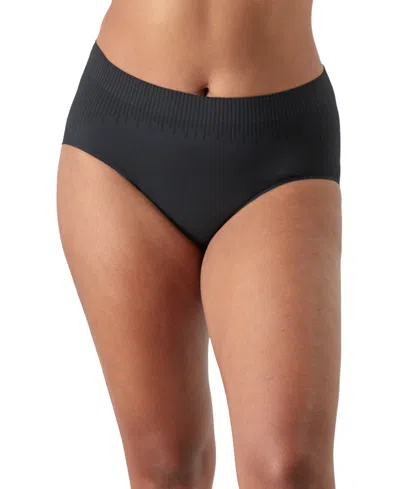 Bali Women's Comfort Revolution Modern Seamless Brief Underwear Dfmsbf In Black
