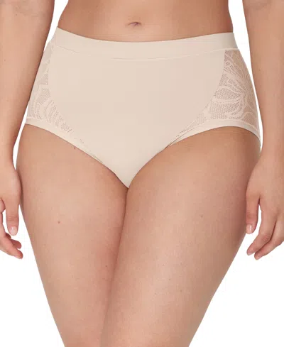Bali 's Women's Coolest Smoothing High-waist Brief Underwear Dfcsbf In Sandshell