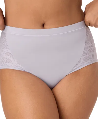 Bali 's Women's Coolest Smoothing High-waist Brief Underwear Dfcsbf In Purple