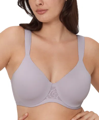 Bali Women's Coolest Smoothing Underwire T-shirt Bra Df4580 In Purple Iris