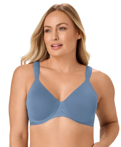 Bali Women's Coolest Smoothing Underwire T-shirt Bra Df4580 In Antique Blue