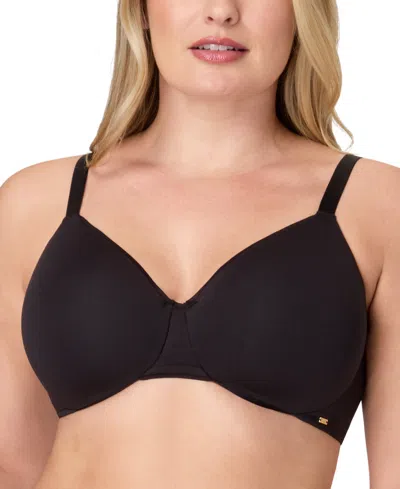 Bali Women's Cotton Collection Underwire T-shirt Bra Df3421 In Black