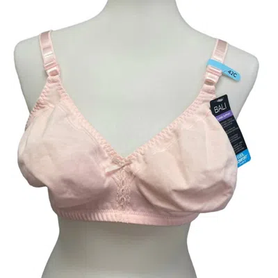 Bali Women's Double Support Wirefree Bra In Pink