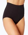 Bali Women's Extra Firm Tummy-control Seamless Brief Underwear 2 Pack X245 In Black