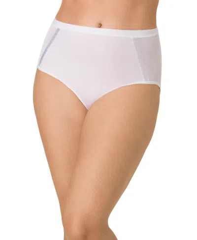 Bali Women's Flawless Fit Smoothing Brief Panties In White