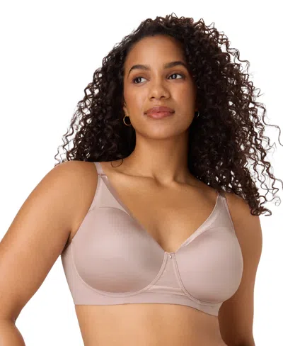 Bali Women's Flawless Fit Wireless Moisture-wicking Foam Cups Convertible T-shirt Bra, Df1971