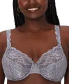 Bali Passion For Comfort Seamless Underwire Minimizer Bra 3385 In Shale Tile Grey