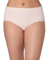 Bali Women's Lux Cotton Essentials Hipster Underwear Dflehp In Gray