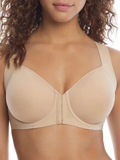 Bali Women's One Smooth U Posture Boost Support Bra In Brown