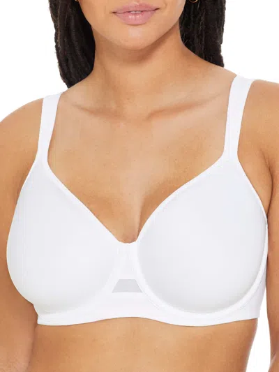 Bali Women's One Smooth U Ultra Light Minimizer Bra In White