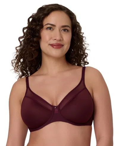 Bali Women's One Smooth U Ultra Light Shaping Underwire Bra 3439 In Red