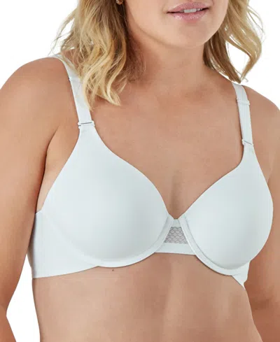 Bali Women's Ultimate Smoothing Lightweight T-shirt Underwire Bra Df4481 In White