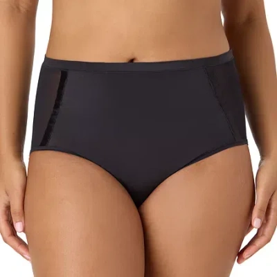 Bali Women's Underwear Briefs Flawless Fit Smoothing Dfacbf In Black