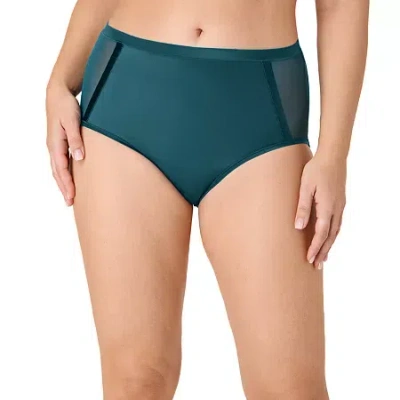Bali Women's Underwear Briefs Flawless Fit Smoothing Dfacbf In Blue