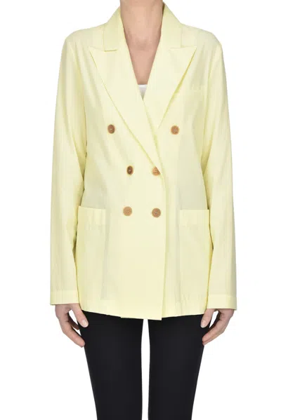Balia 8.22 Double-breasted Blazer In Neutral