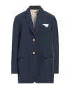 Balia 8.22 Woman Blazer Navy Blue Size 6 Cotton In Navy Blue