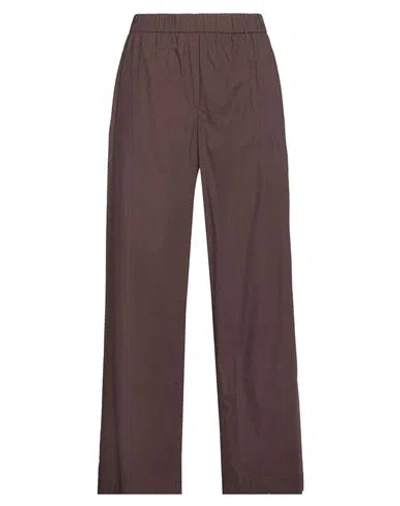 Balia 8.22 Woman Pants Chocolate Brown Size 8 Cotton