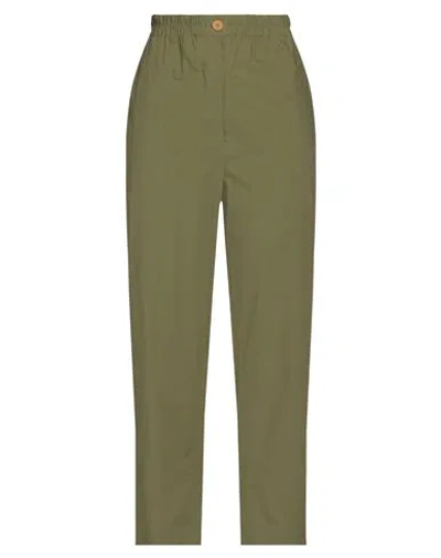 Balia 8.22 Woman Pants Military Green Size 10 Cotton