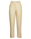 Balia 8.22 Woman Pants Sand Size 8 Cotton, Virgin Wool, Polyester, Polyamide In Beige