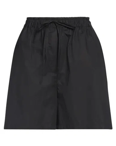 Balia 8.22 Woman Shorts & Bermuda Shorts Black Size 8 Cotton