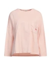 Balia 8.22 Woman T-shirt Light Pink Size 4 Cotton