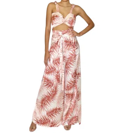 Baliawear Pant To Jumpsuit In Rose In White