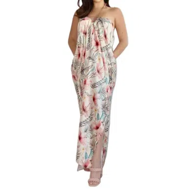Baliawear Paradise Kaftan Cover Up Dress In Multicolor