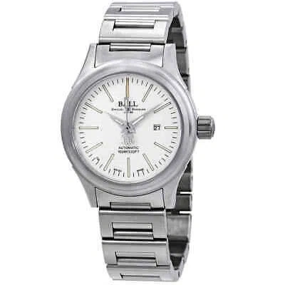 Pre-owned Ball Automatic White Dial Ladies Watch Nl2088c-s5j-wh