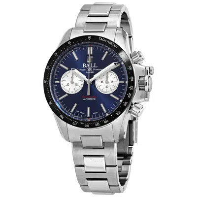 Ball Engineer Hydrocarbon Racer Chronograph Automatic Crystal Blue Dial Men's Watch Cm2198c-s1cj-be In Metallic