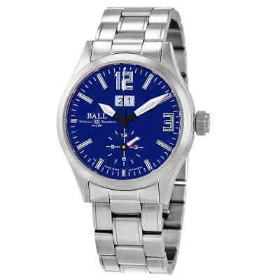 Pre-owned Ball Engineer Master Ii Voyager Automatic Blue Dial Men's Watch Gm2286c-s6j-be