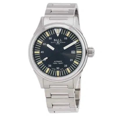 Pre-owned Ball Fireman Night Train Iii Automatic Black Dial Men's Watch Nm2188c-s21-bk2