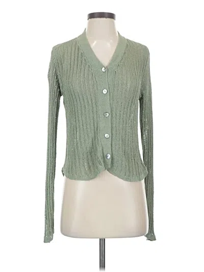 Pre-owned Ball Of Cotton Cardigan Sweater In Green
