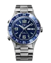 Pre-owned Ball Roadmaster Marine Gmt (40mm) Cosc Blue Dg3030b-s6cj-be