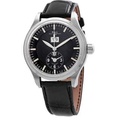 Pre-owned Ball Trainmaster First Flight Automatic Black Dial Men's Watch Gm1056d-l2j-bk