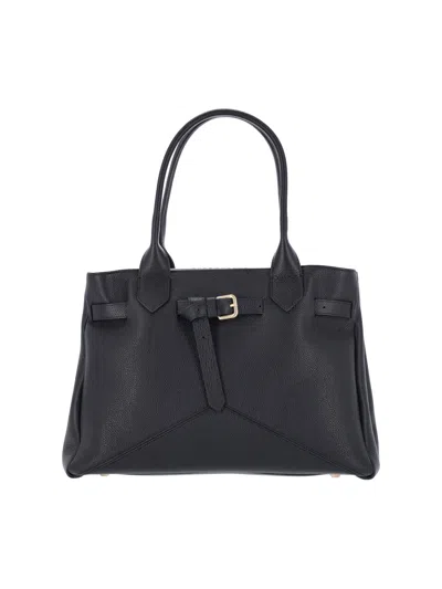 Ballantyne 100% Leather Crossbody Bag For Women In Black