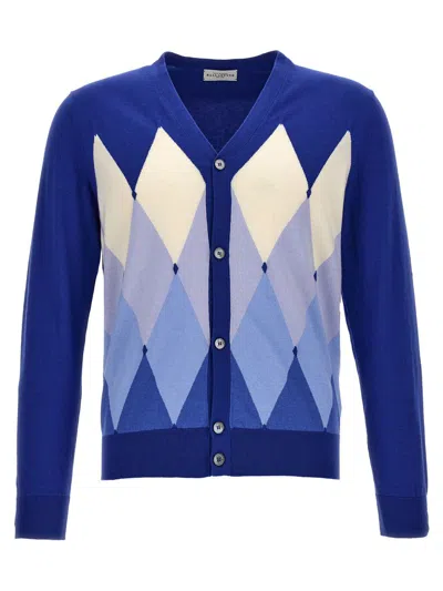 BALLANTYNE BALLANTYNE 'ARGYLE' CARDIGAN