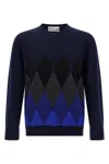 Ballantyne Argyle Pattern Sweater Sweaters And Cardigans Blue In Multi