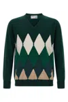 Ballantyne Argyle Pattern Sweater Sweaters And Cardigans Green In Multi