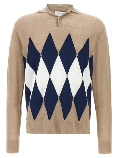 BALLANTYNE 'ARGYLE' POLO SHIRT