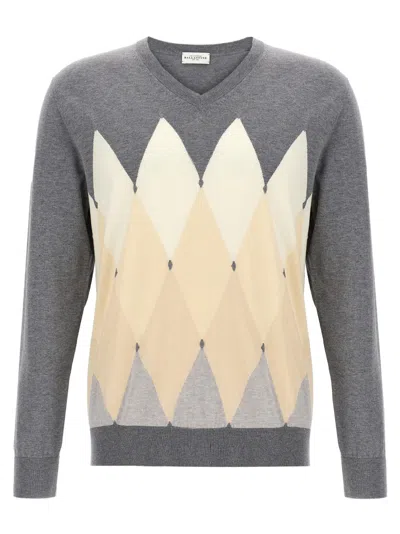 BALLANTYNE BALLANTYNE 'ARGYLE' SWEATER