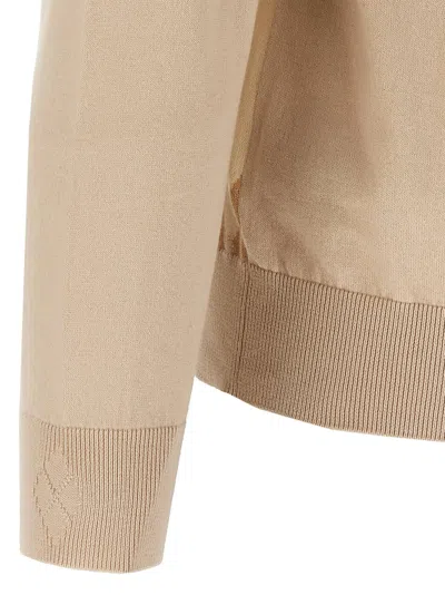 Ballantyne Argyle Sweater In Beige