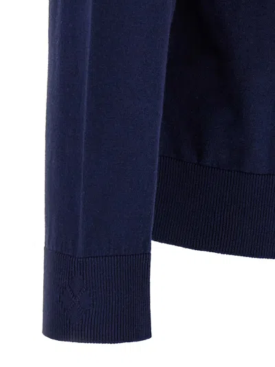 Ballantyne Argyle Sweater In Blue