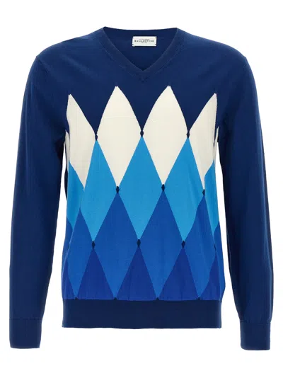 BALLANTYNE ARGYLE SWEATER